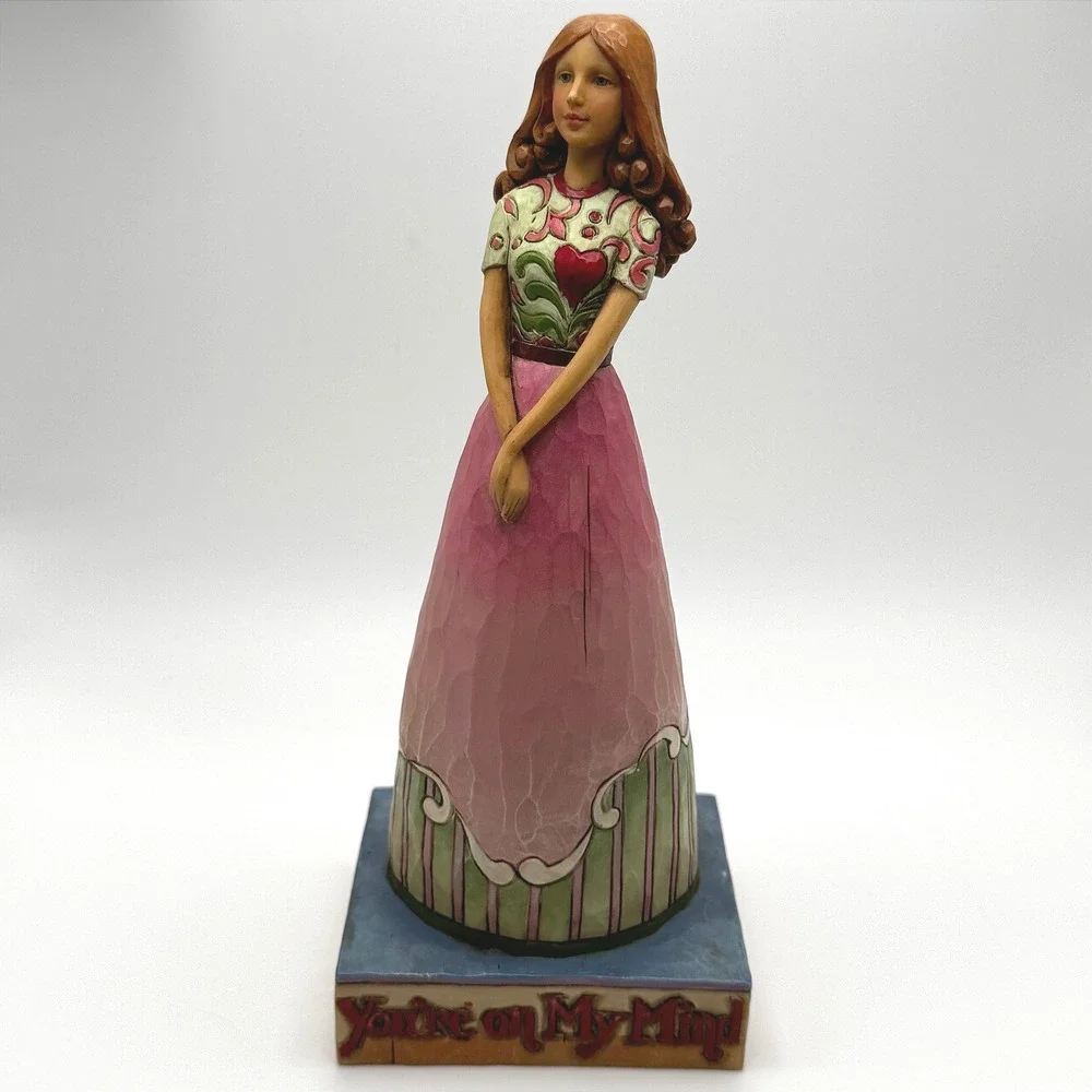 Jim Shore Enesco Heartwood Creek You're On My Mind Figurine 4007238 Heart 2006